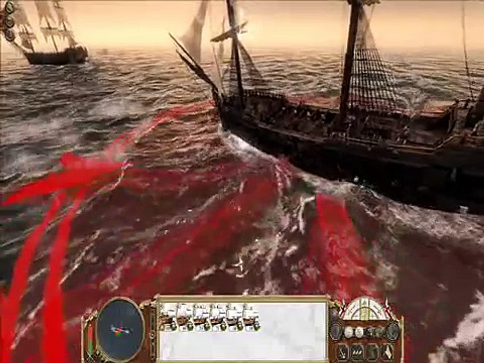 Empire: Total War Ship Sea Battle Demo 4870x2 max settings
