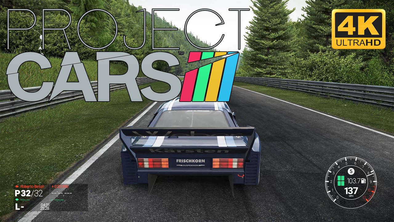 Shitty lap around Nürburgring in 4K, amazing turbo sounds - Project CARS - Single GTX980