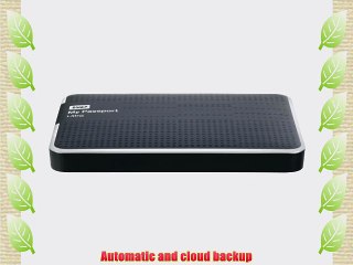 WD My Passport Ultra 500 GB Portable External USB 3.0 Hard Drive with Auto Backup - Titanium