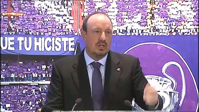 Rafa Benitez crys Real Madrid Emotivas palabras de Rafa Benítez en su presentación