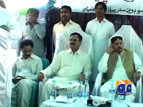 Once again Qaim Ali Shah fall Shahbaz Sharif support him-Geo Reports-03 Jun 2015