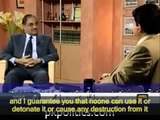 Pakistani nukes safe & secure says Chief Nuclear Scientist - [ with English Subtitles ]