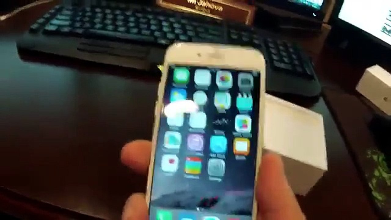Apple iPhone 6 Unboxing! 64gb Gold The New Apple6 Best Phone On Market #AndroidSux