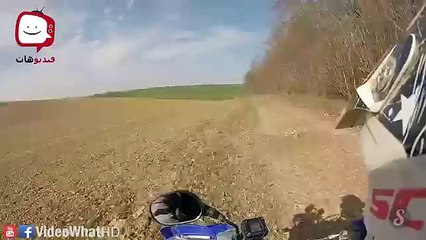 حادث لكنه من نوع آخر [فيديوهات غريبة و عجيبة]