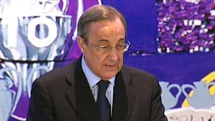 Florentino Pérez: "Contamos con uno de los mejores entrenadores del mundo"