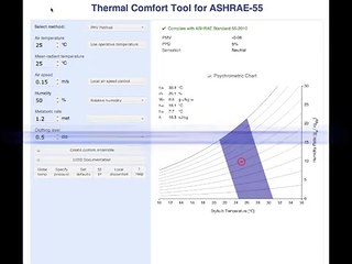 Cbe Thermal Comfort Tool For Ashrae 55 Overview Video Dailymotion