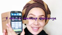 5 Minutes Makeup Challenge...FAIL!!!! |by FatihasWORLD