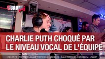 Charlie Puth choqué par le niveau vocal de l'équipe - C'Cauet sur NRJ