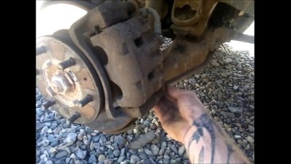 How to change brake pads easily! (2004 Ford Ranger Thunder)