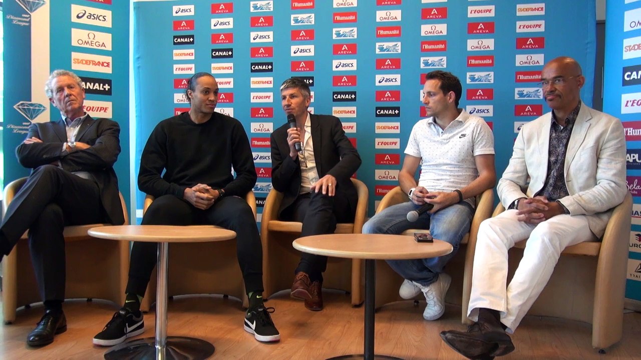 Conférence de presse 110 m haies/Perche MEETING AREVA 2015