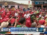 Los Diablos de Yare solicitan permiso para danzar ante los altares