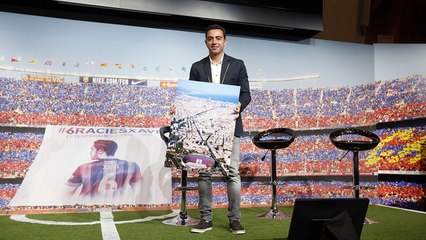 Xavi: "Espero que este acto no sea un adiós, sino un hasta pronto"