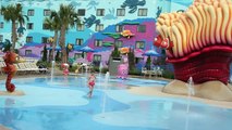 The Big Blue Pool Video Tour - Disney's Art of Animation Resort - Walt Disney World