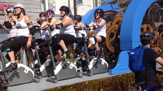 Départ de la Vélo parade