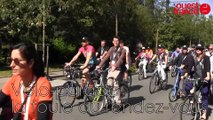 La foule à la vélo-parade