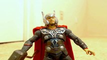 Spiderman Captain America Thor vs Ultron - Spider-Man Stop Motion w Toys Avengers Animation Parody