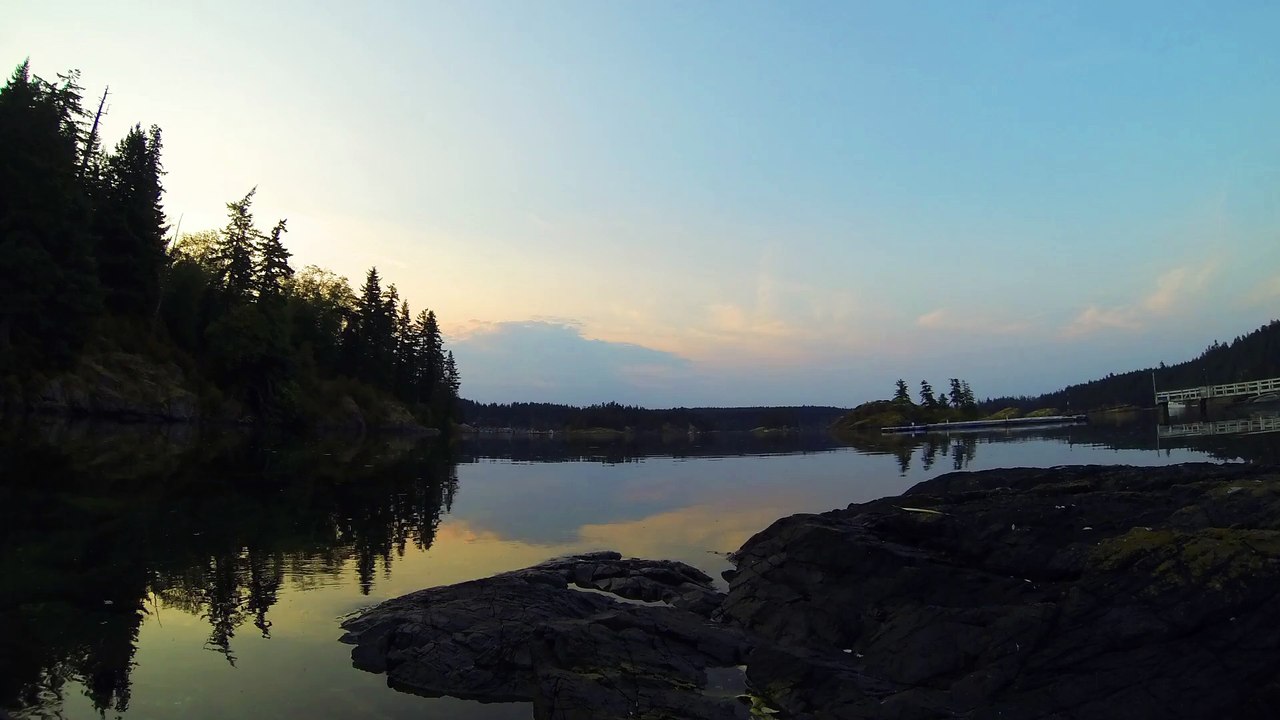 Timelapse video at a lake