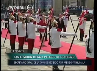 Presidente Humala recibe a Ban Ki-Moon, Secretario General de la ONU
