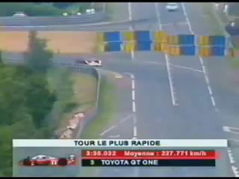 Onboard Toyota GT-One (Lemans 1999)