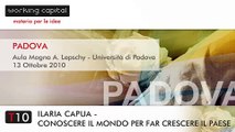 Ilaria Capua al Working Capital Tour Padova 2010