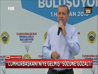 Iğdır'da 'Cumhurbaşkanı niye gelmiş' diyen MHP'li genci apar topar gözaltına aldılar