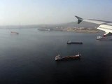 Landing at Gibraltar from GB Airways A320