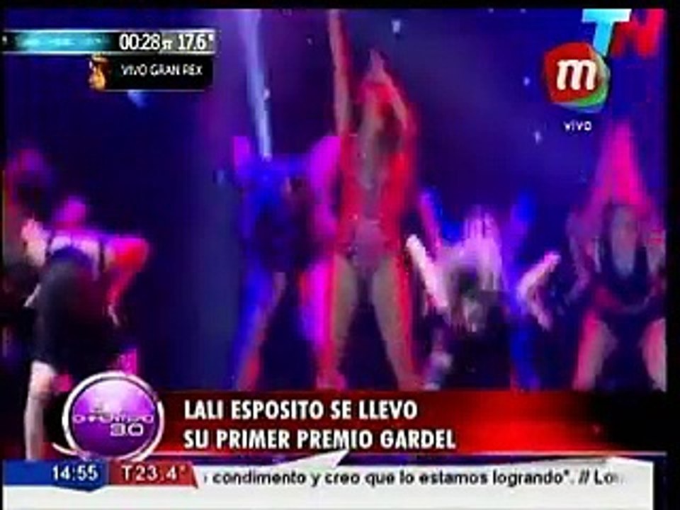 Lali Espósito brilló en los premios Gardel