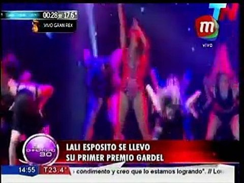 Lali Espósito brilló en los premios Gardel