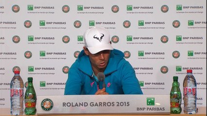 Roland Garros - Rafa Nadal:  "Voy a estar al máximo nivel de nuevo"