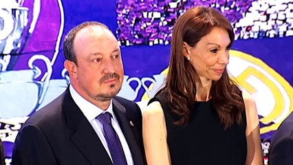 Real Madrid - Les larmes de Benitez lors de sa présentation
