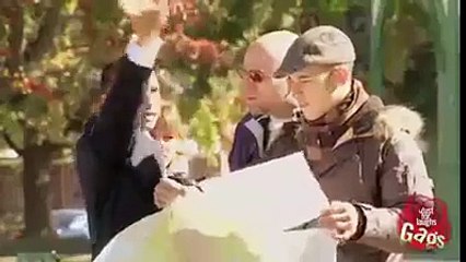 Gags (funny puppy prank )