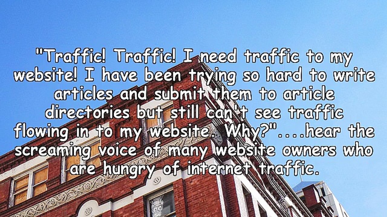 How To Jam Your Website With Traffic