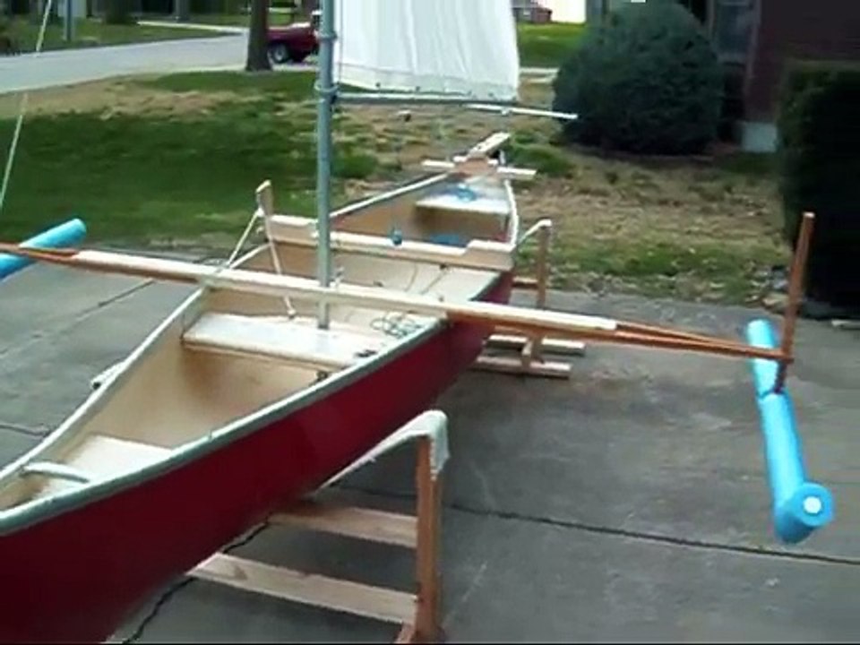 Homemade Sail Rig for Canoe