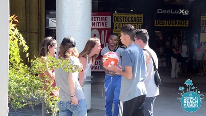 Animation filet de beach volley géant à Odysseum samedi 30 mai 2015