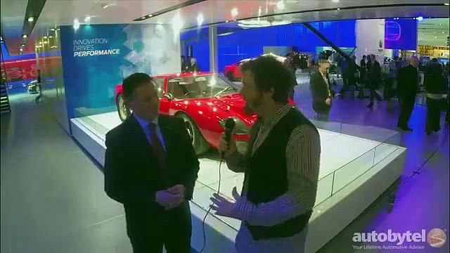 Ford GT Supercar w/ Insights on Tech and Innovation @ Detroit Auto Show 2015