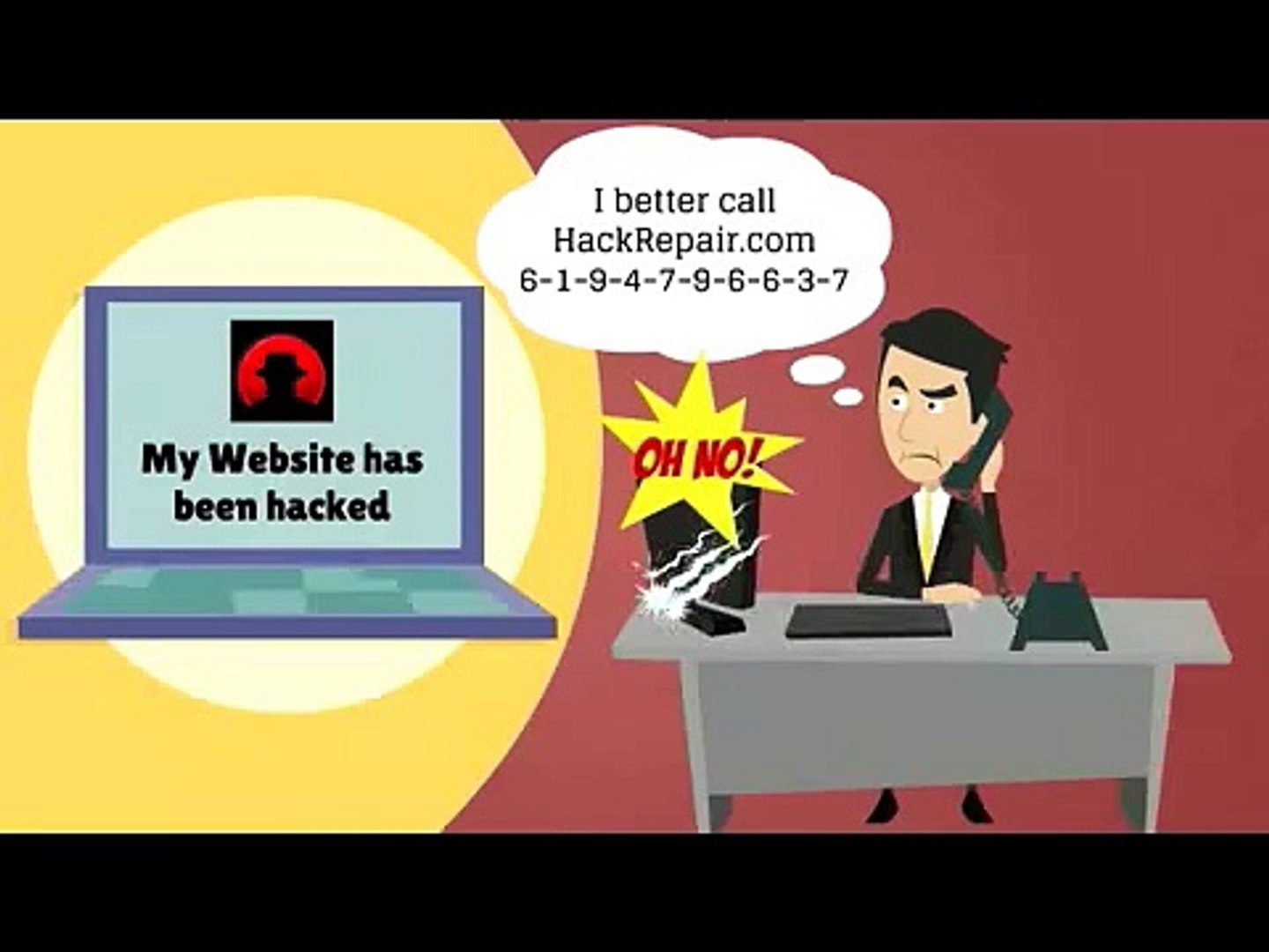 ⁣HackRepair.com | We Fix Hacked Websites and Hacked WordPress Blogs | (619) 479-6637