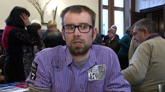 Pierre-Armand Cajot au 3e Salon du Livre ou l'Alchimie du Livre de Charleroi