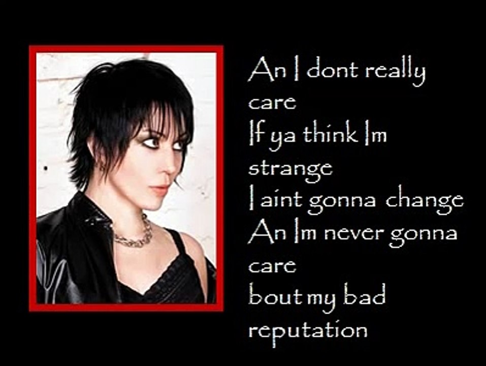 Joan Jett- Bad Reputation w/ lyrics