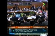 Extracto de la intervención del Presidente Rafael Correa en Mercosur, Brasilia 2012