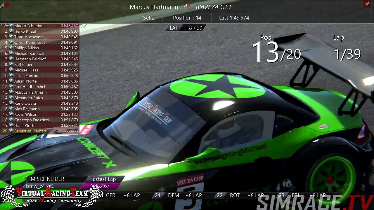 VRT BMW Z4 Cup S1R4 Mugello