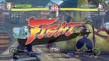 Ultra Street Fighter IV battle: Guile vs Ibuki