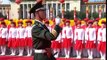 izado de bandera conmemoración China 60 años