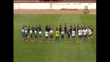 Entrainement des Verts à Tchaker