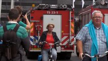 [GRIP 2] Veel hulpdiensten met spoed naar een zeer grote brand in het Art Hotel Rotterdam