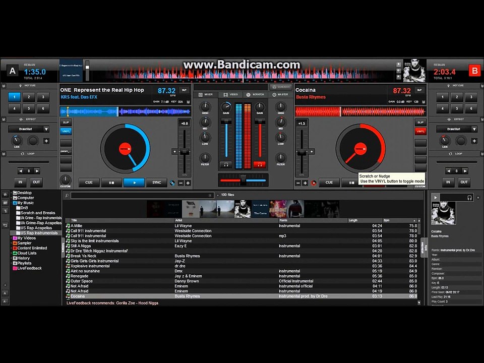 KRS One Featuring Das EFX Acapella mixed with Busta Rhymes Cocaina Instrumental Pro by Dr Dre