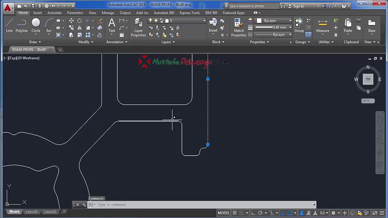 Autocad Blok Yapma ( Çizimi bütün yapmak)