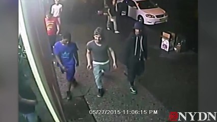 Raw: Bronx Deli Robbery