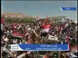 Marcha Multitudinaria en apoyo al Presidente Sirio Bashar Al Assad