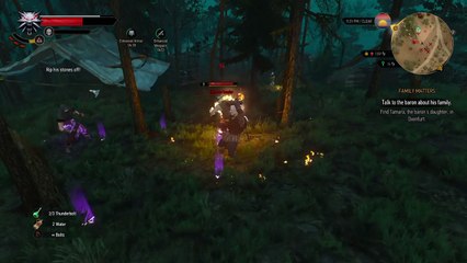 The Witcher 3: Wild Hunt person in distress gameplay