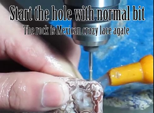 Drilling Gemstones and Semi Precious Stones